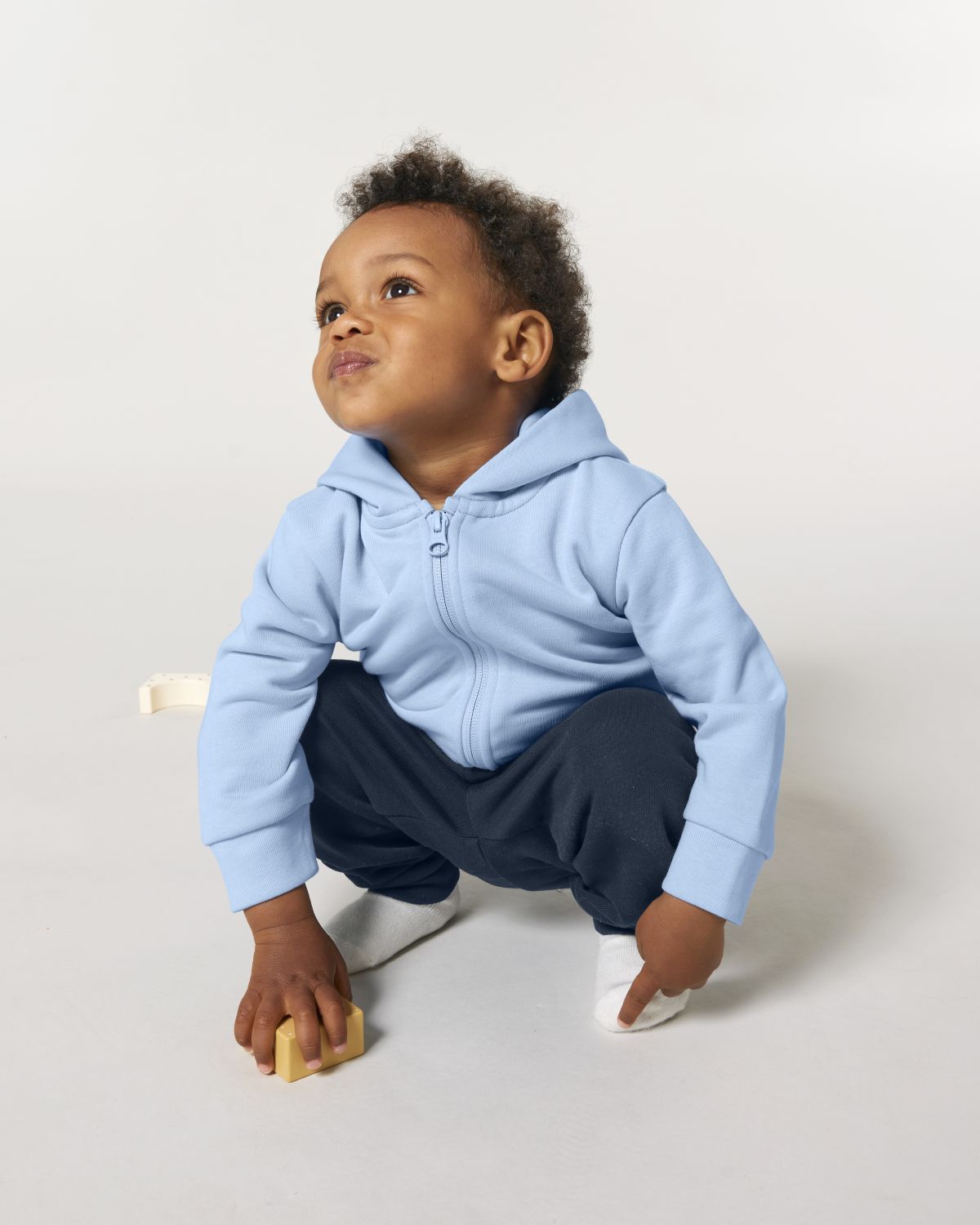 Felpa con cappuccio e zip per neonati - Baby Connector
