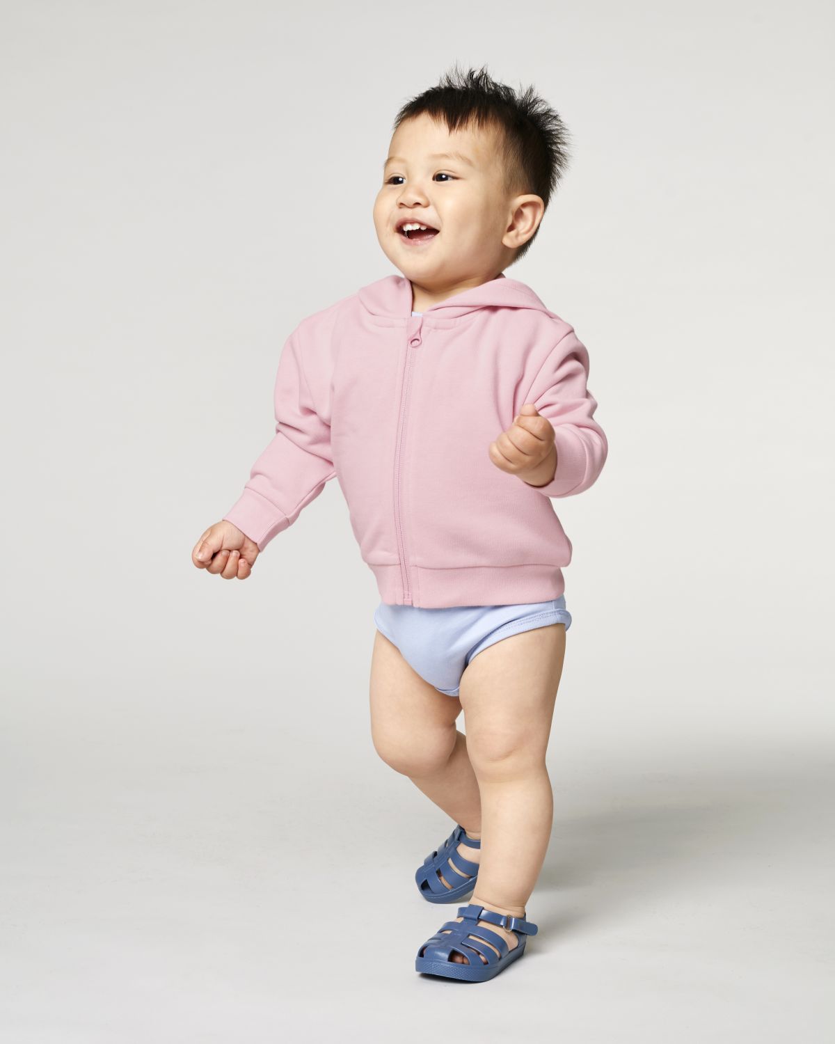 Felpa con cappuccio e zip per neonati - Baby Connector
