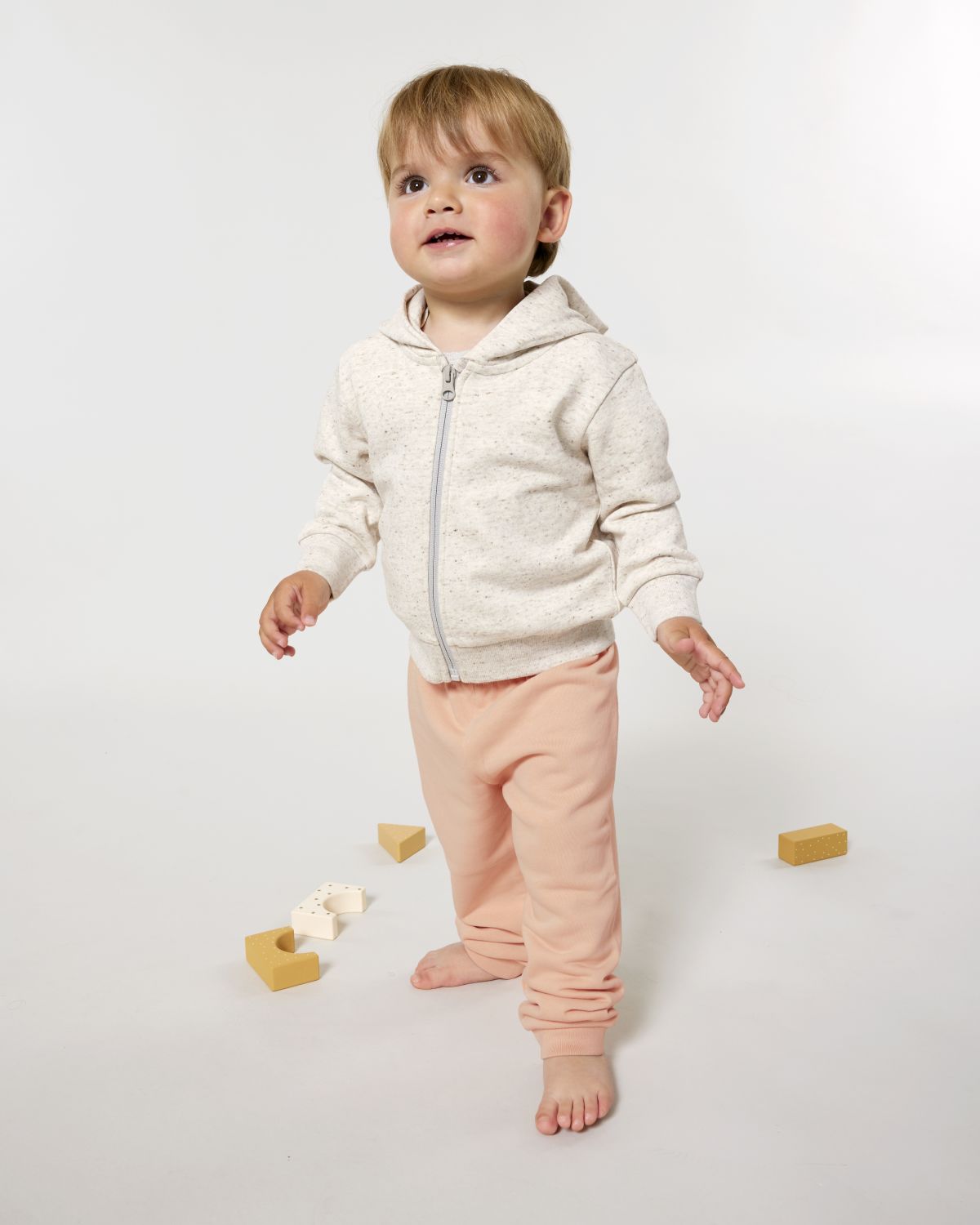 Felpa con cappuccio e zip per neonati - Baby Connector