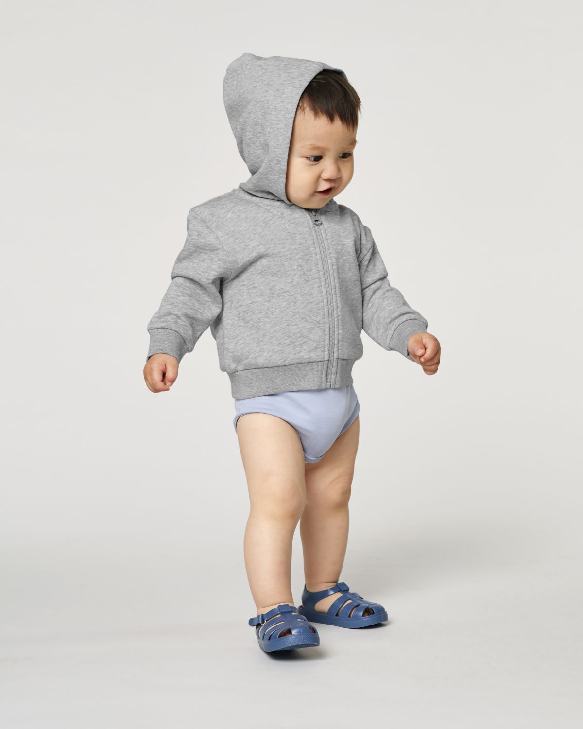 Felpa con cappuccio e zip per neonati - Baby Connector