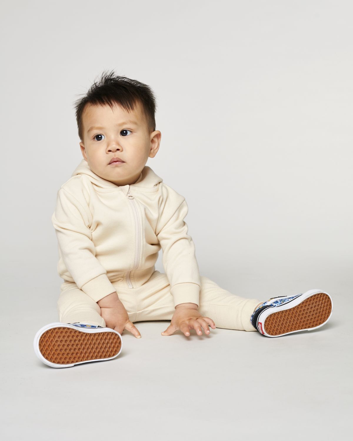 Felpa con cappuccio e zip per neonati - Baby Connector