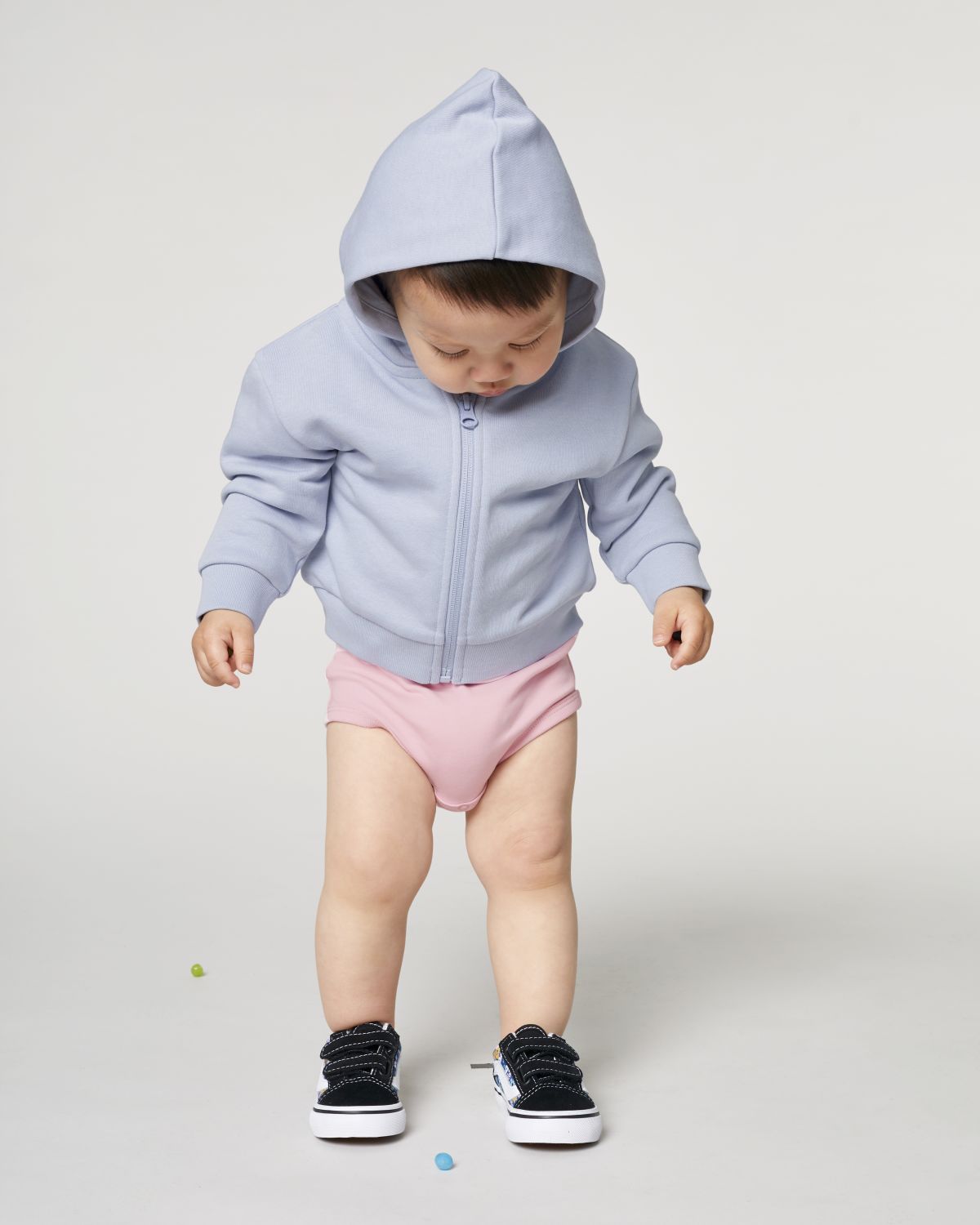 Felpa con cappuccio e zip per neonati - Baby Connector