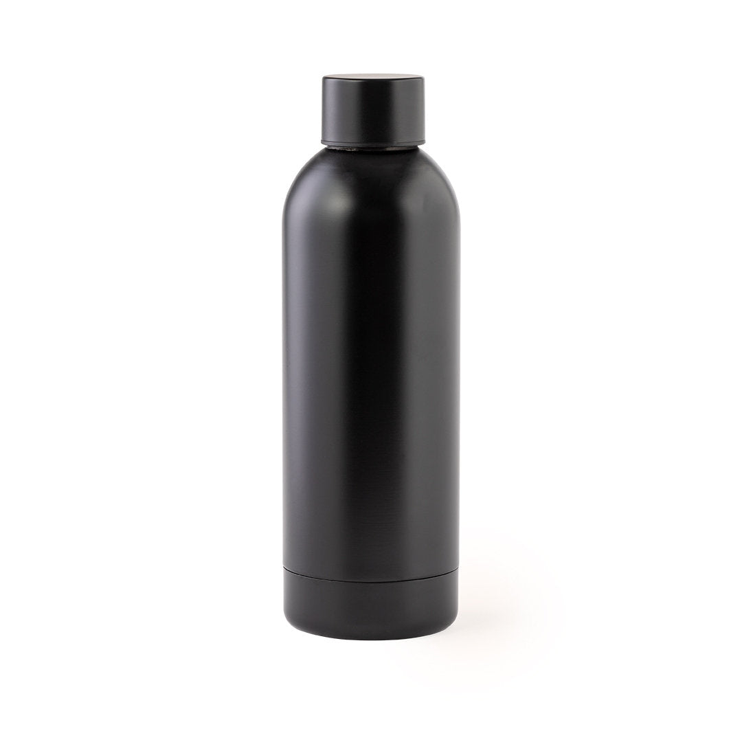 Borraccia bottiglia nera in acciaio inox 800 ml