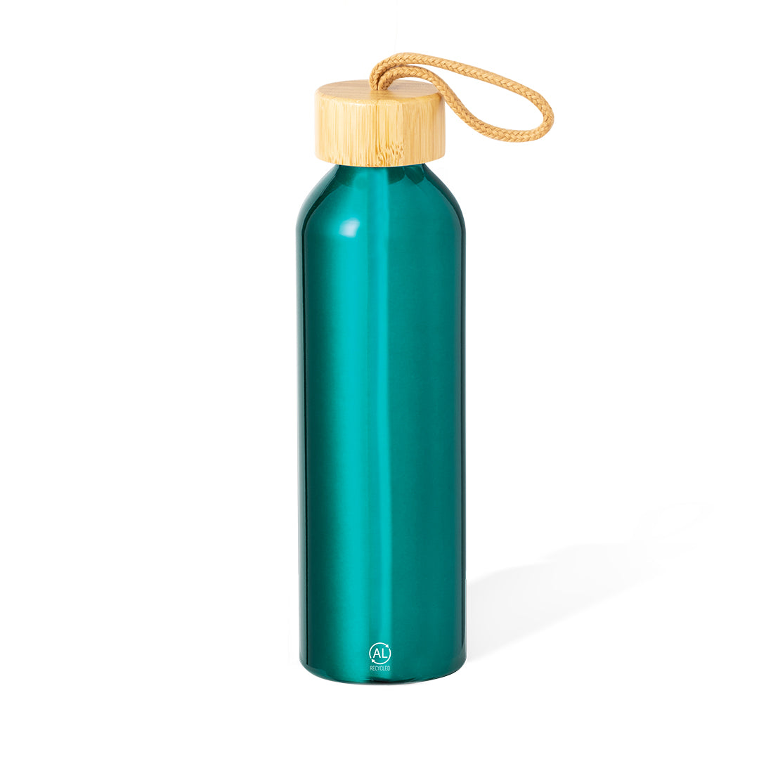 Borraccia in alluminio colore metallizzato