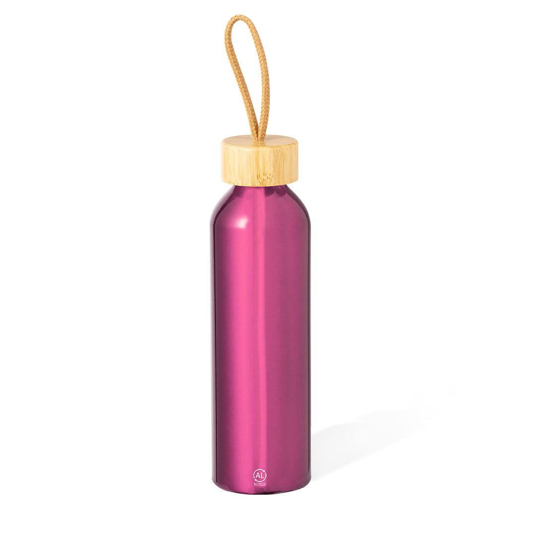 Borraccia in alluminio colore metallizzato