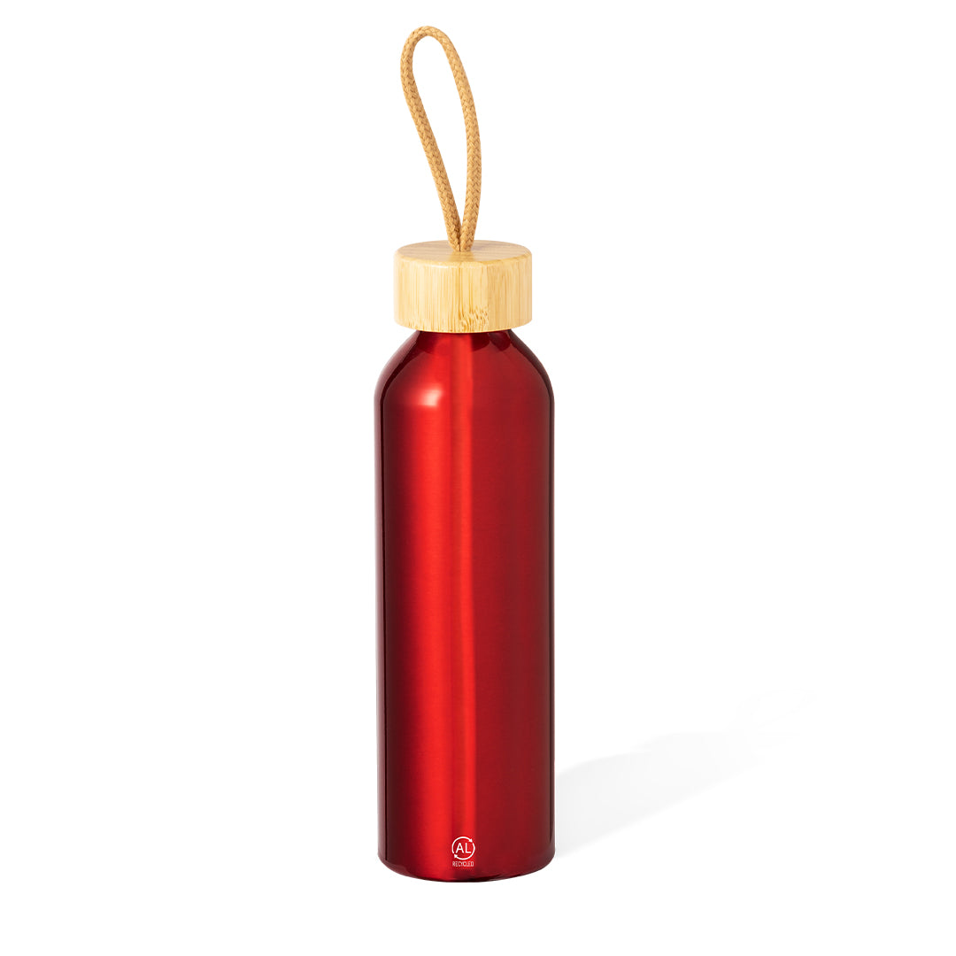 Borraccia in alluminio colore metallizzato