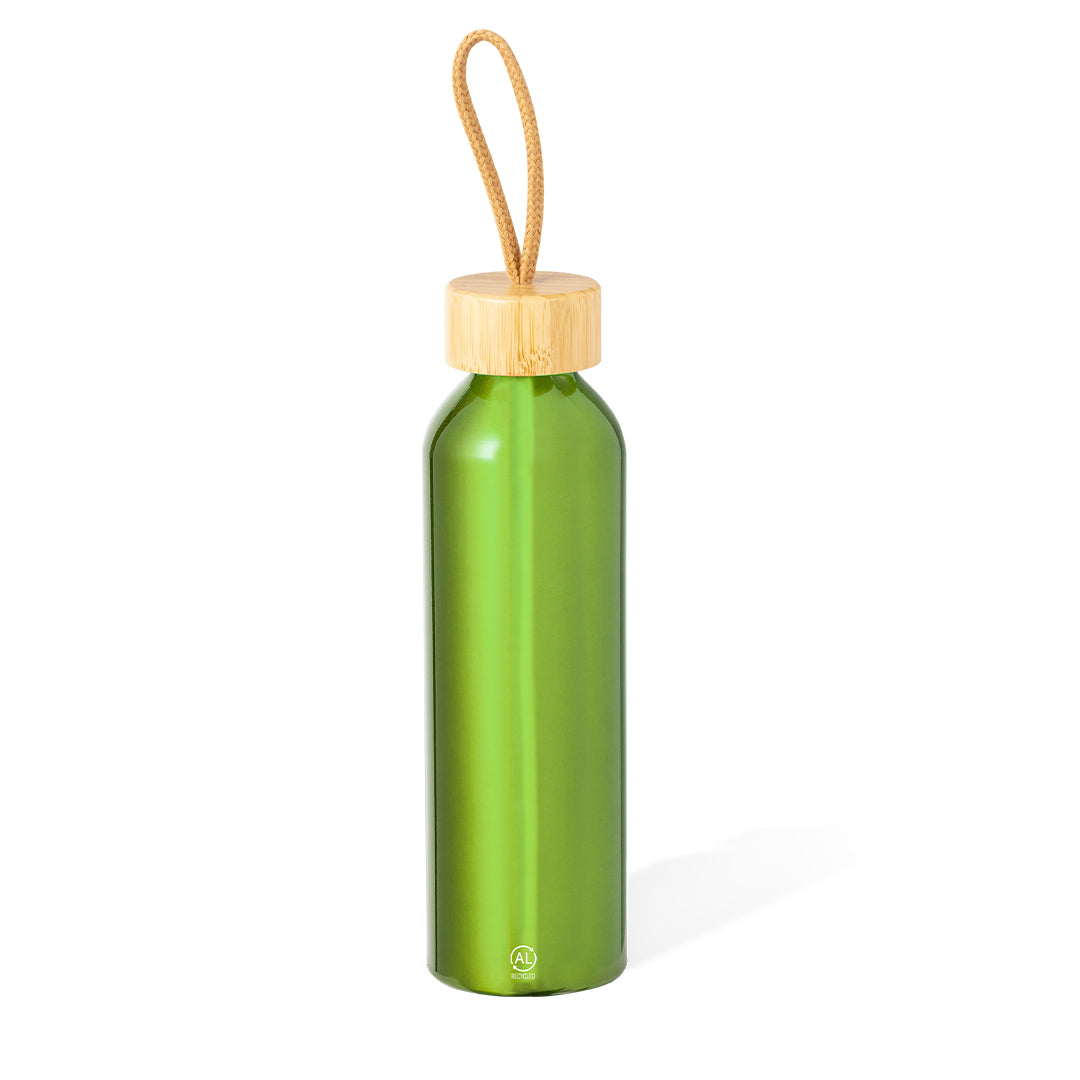 Borraccia in alluminio colore metallizzato