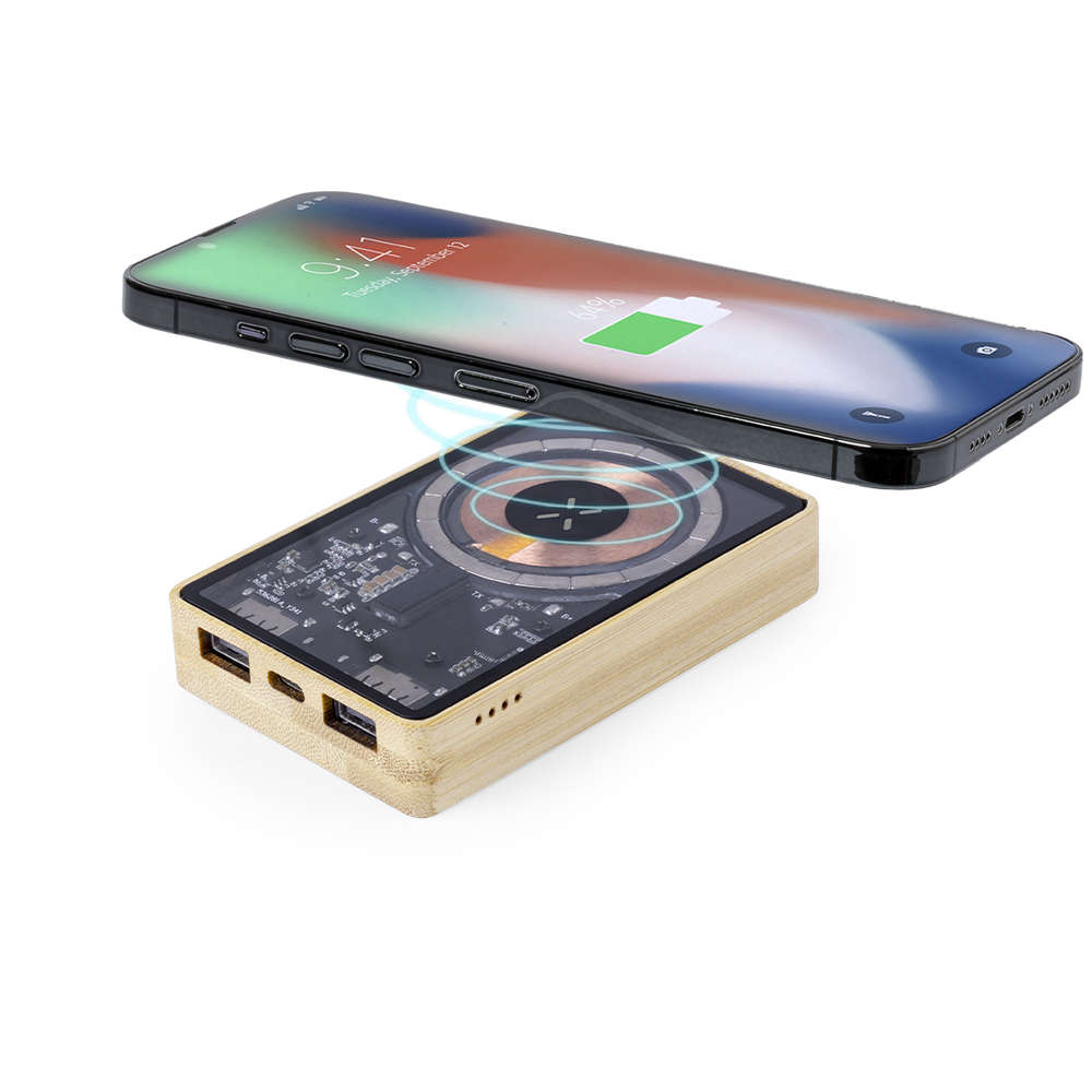 Caricabatterie wireless trasparente singolo
