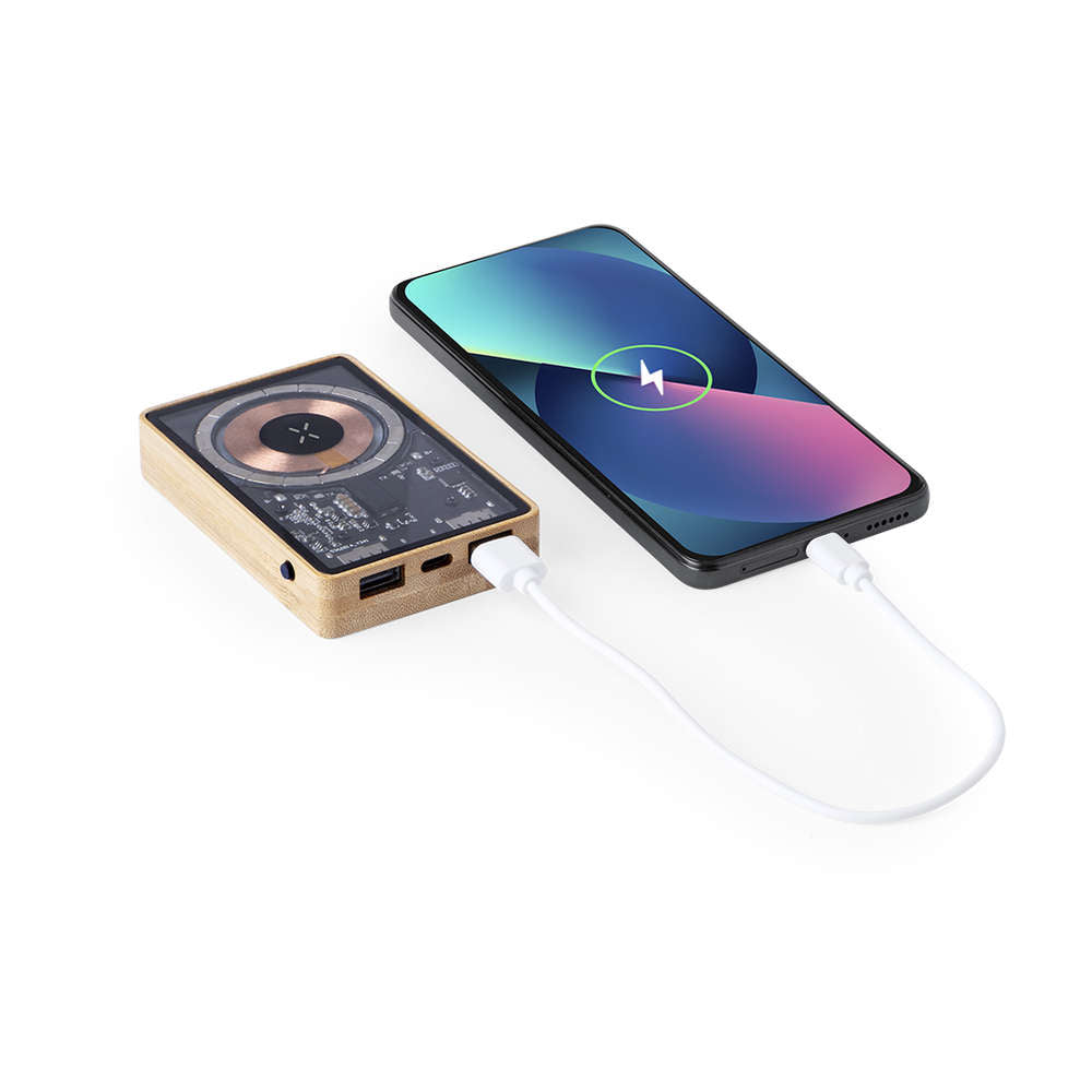 Caricabatterie wireless trasparente singolo