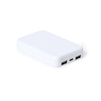 Caricatore wireless trasparente con base bianca da personalizzare