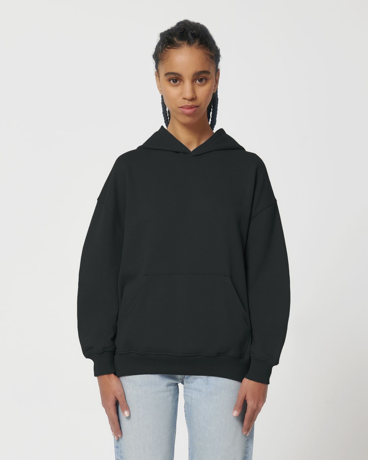 Felpa unisex squadrata con cappuccio - Cooper Dry