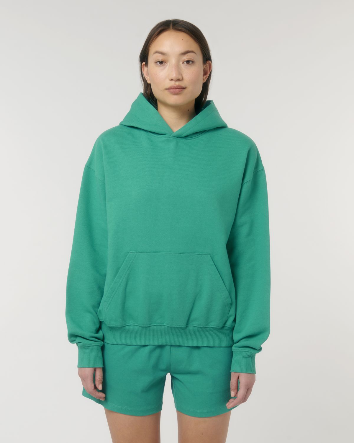 Felpa unisex squadrata con cappuccio - Cooper Dry