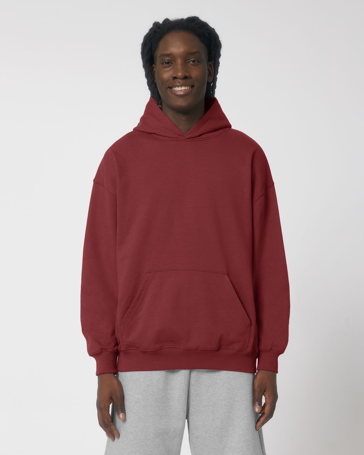 Felpa unisex squadrata con cappuccio - Cooper Dry