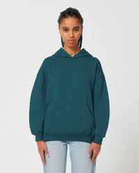 Felpa unisex squadrata con cappuccio - Cooper Dry