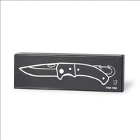 Coltello in acciaio inox nero