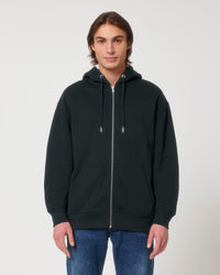 Felpa con zip e cappuccio unisex relax - Locker Heavy