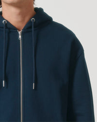 Felpa con zip e cappuccio unisex relax - Locker Heavy
