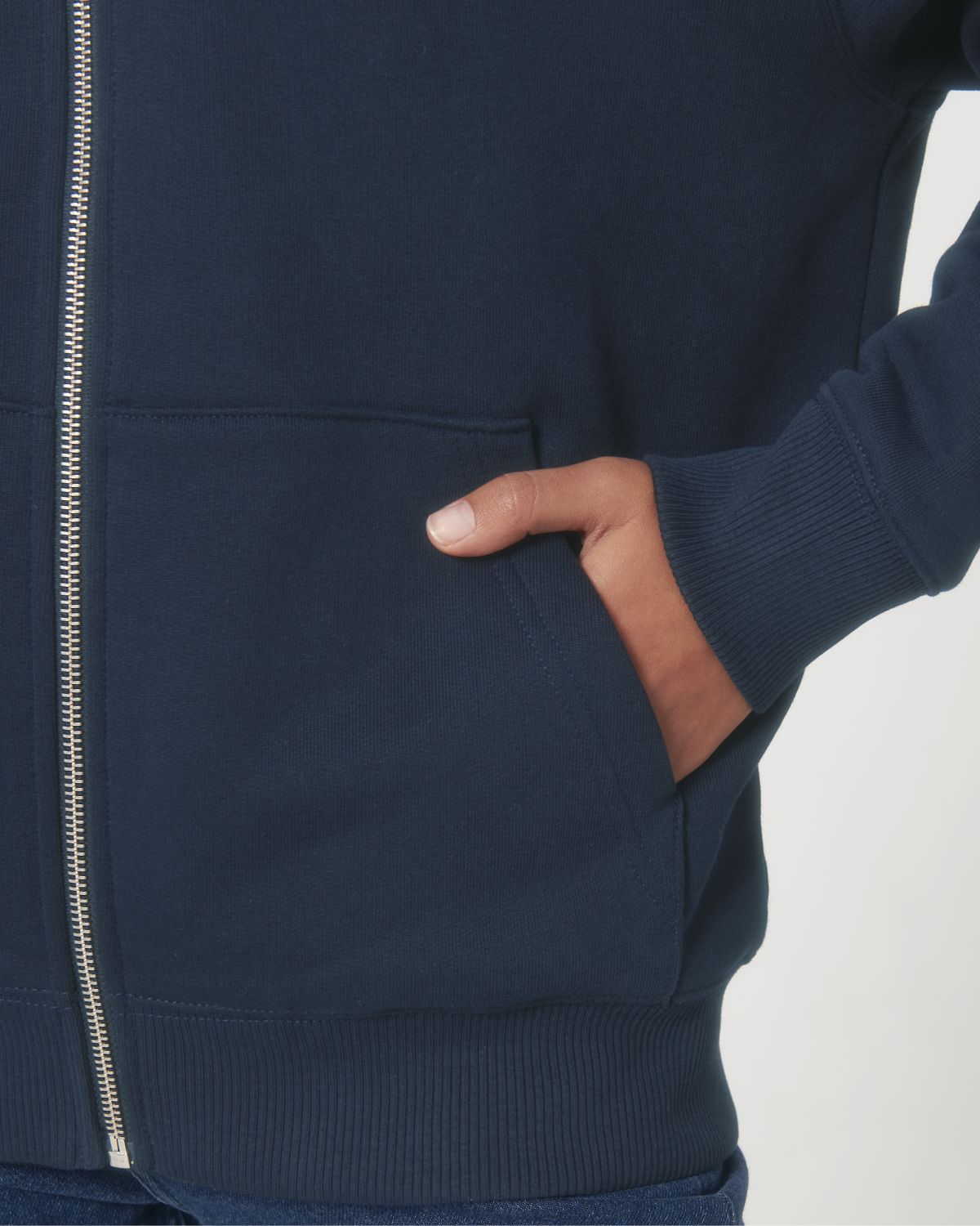Felpa con zip e cappuccio unisex relax - Locker Heavy