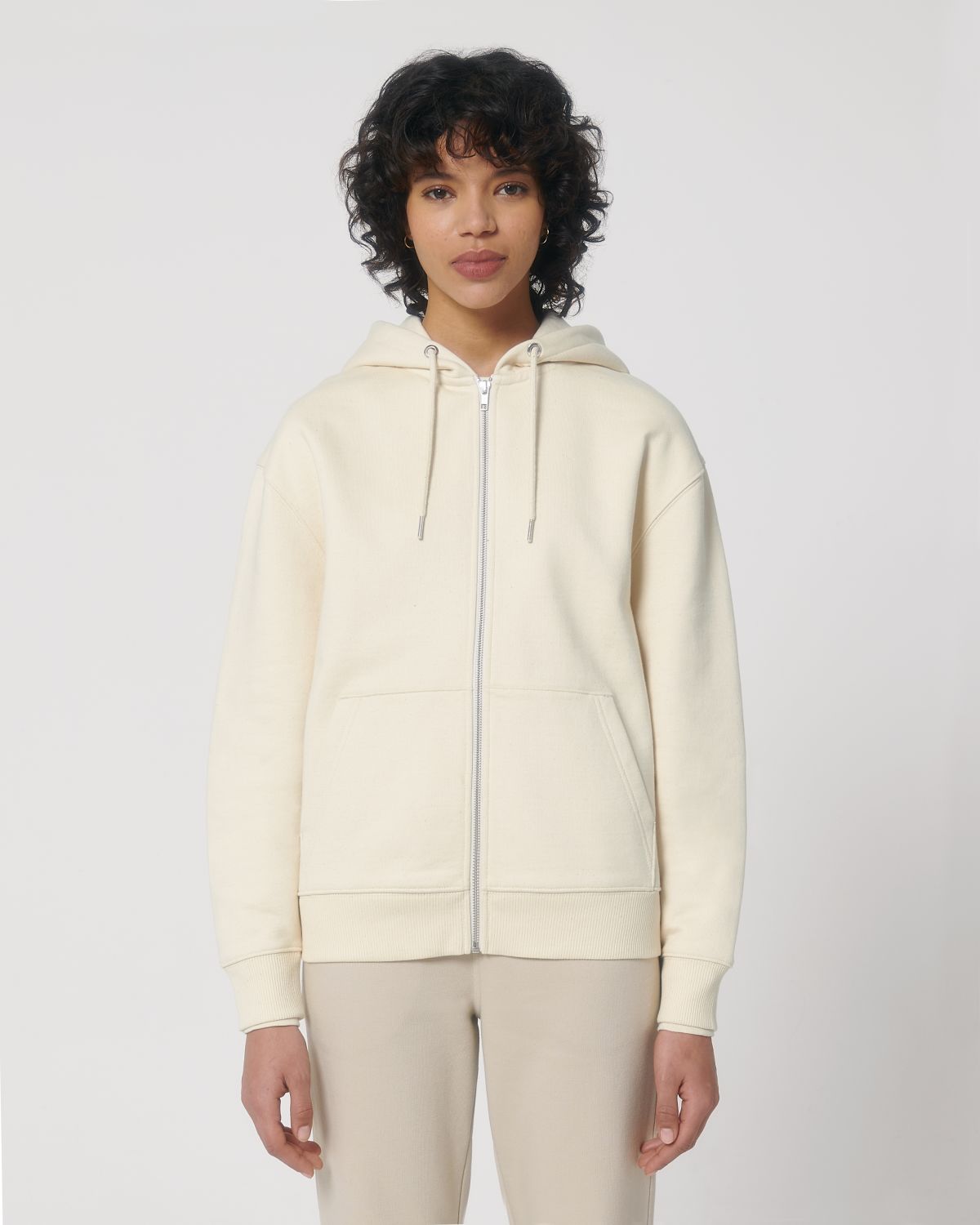 Felpa con zip e cappuccio unisex relax - Locker Heavy