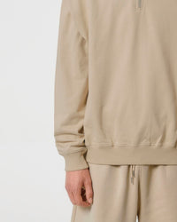 Felpa unisex squadrata con mezza zip - Miller Dry