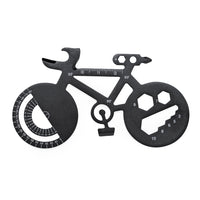 Multiutensile a forma di bicicletta nero da personalizzare