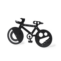 Multiutensile a forma di bicicletta nero da personalizzare