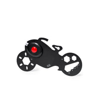 Multiutensile a forma di moto nero da personalizzare