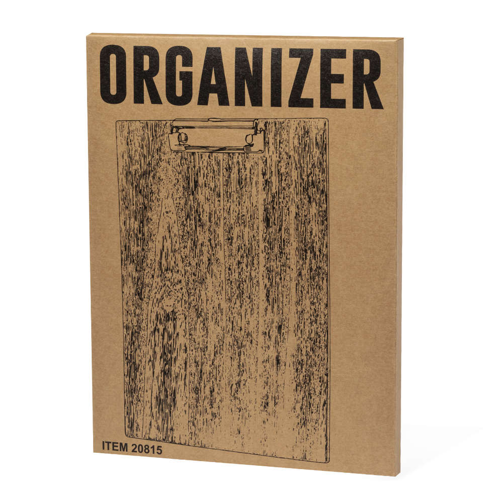 Organizer in legno morbido formato A4 da personalizzare