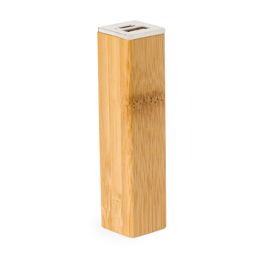 Power bank in bambù