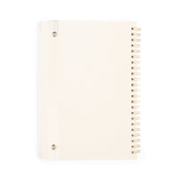 Quaderno a doppio anello con copertina di cartone del latte riciclato