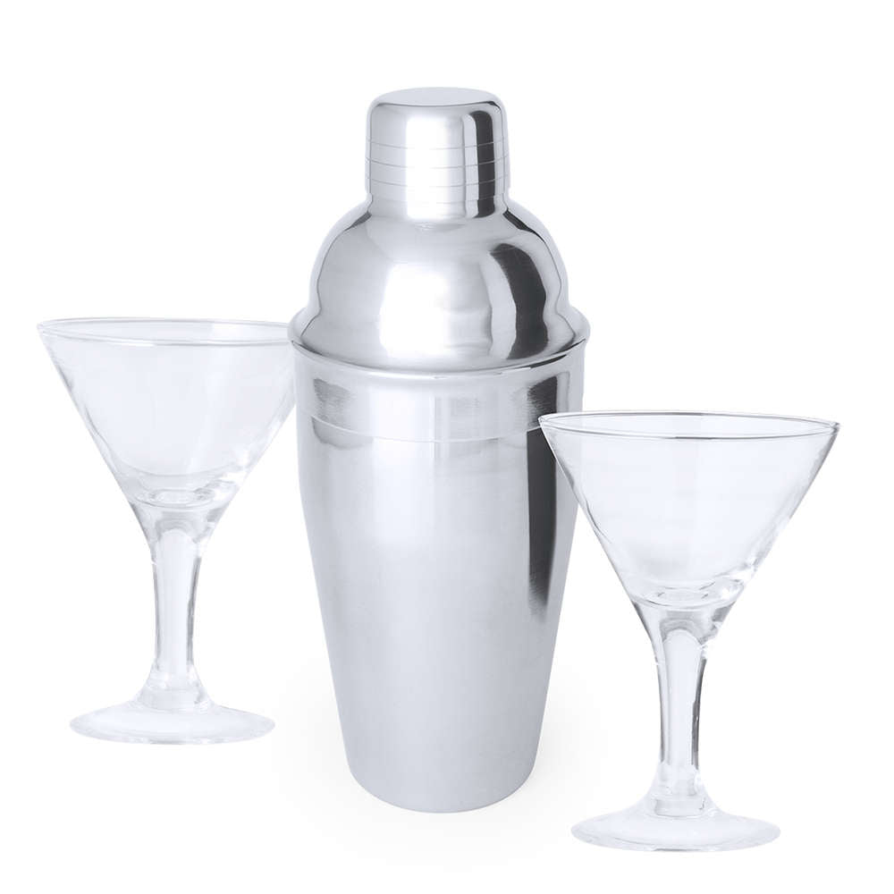 Set con shaker e calici da personalizzare