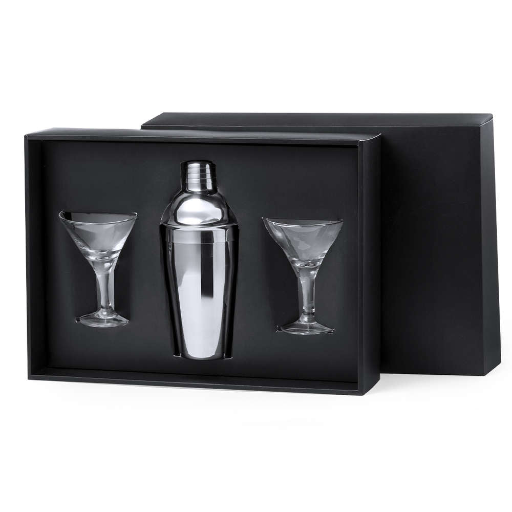 Set con shaker e calici da personalizzare