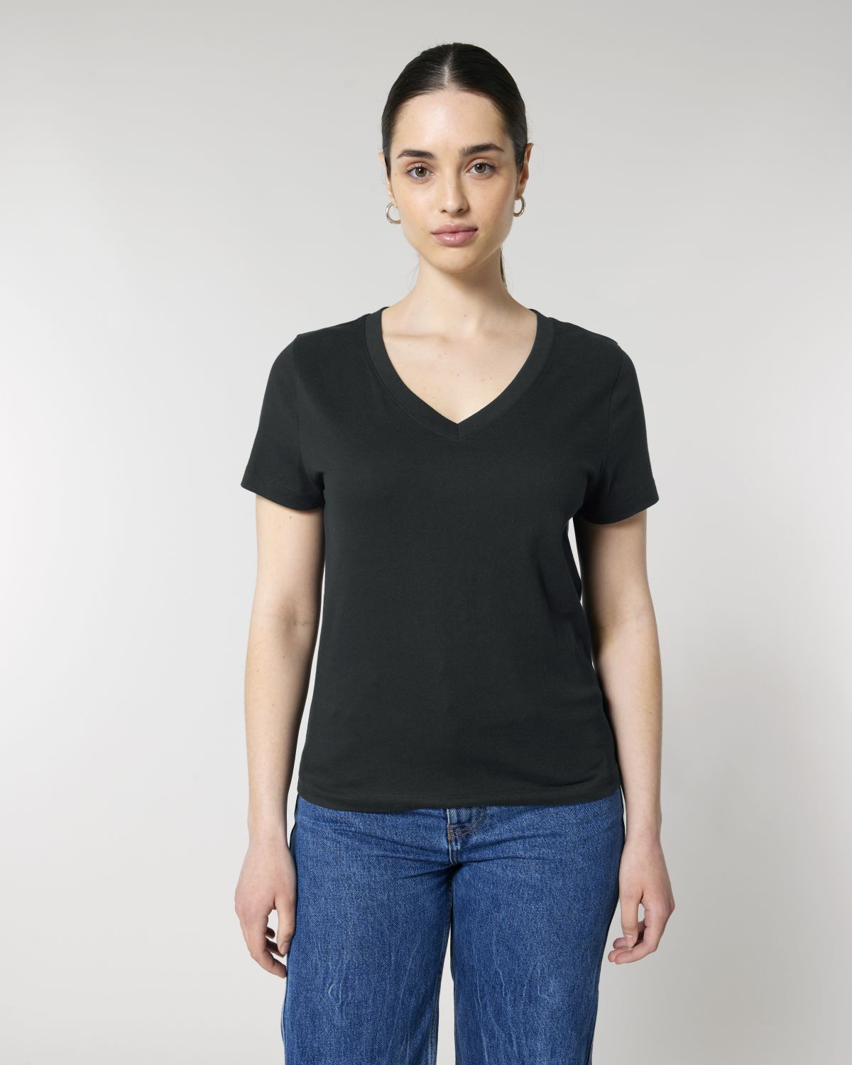 T-shirt da donna con scollo a v - Stella Isla