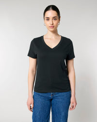 T-shirt da donna con scollo a v - Stella Isla