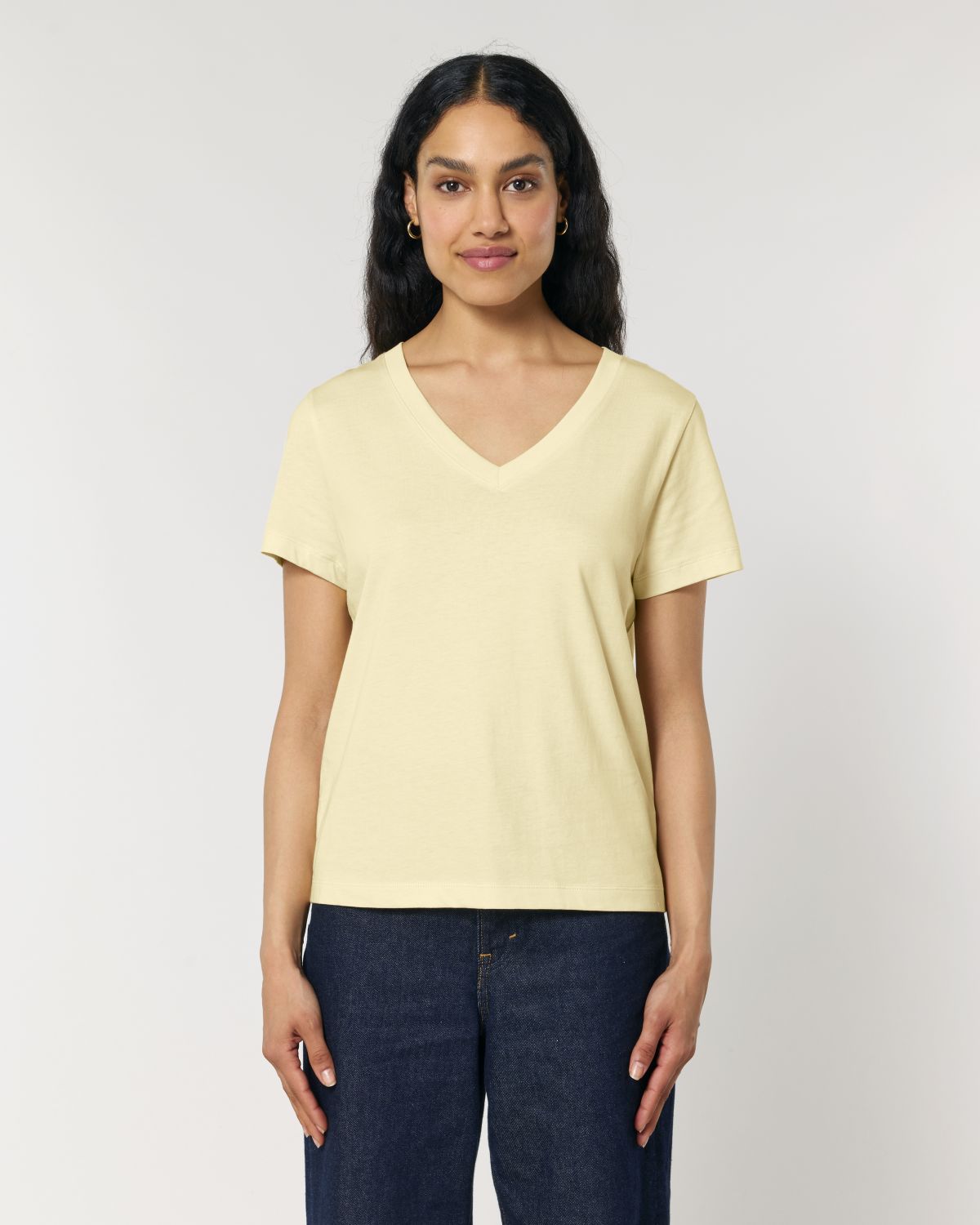 T-shirt da donna con scollo a v - Stella Isla