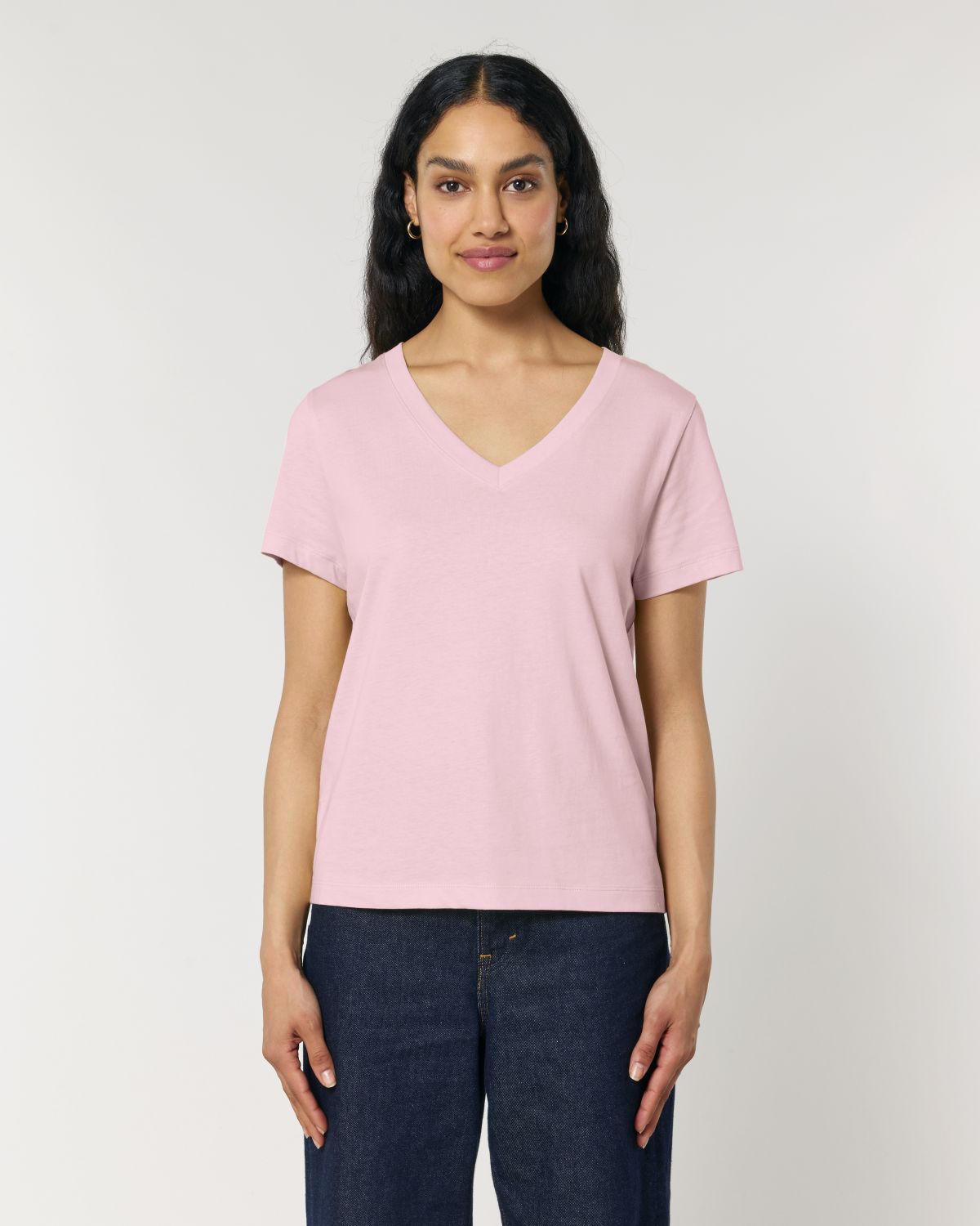T-shirt da donna con scollo a v - Stella Isla