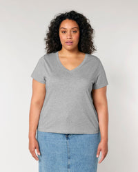 T-shirt da donna con scollo a v - Stella Isla