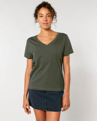 T-shirt da donna con scollo a v - Stella Isla
