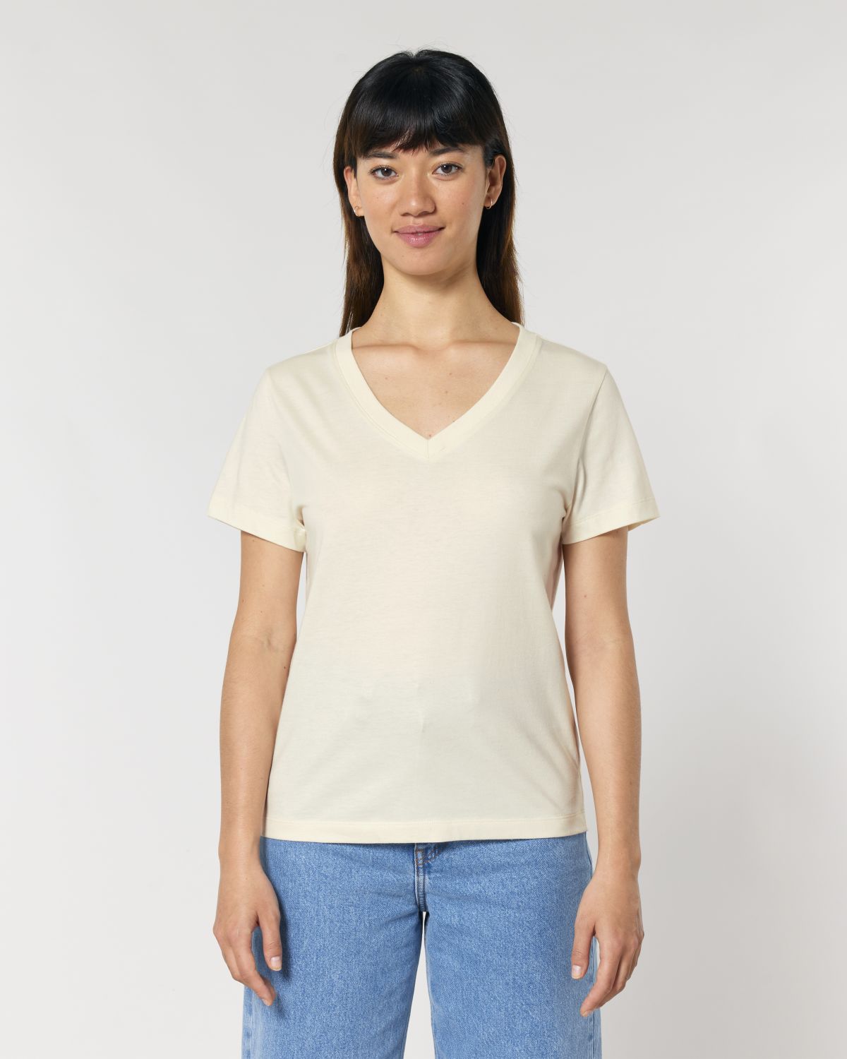 T-shirt da donna con scollo a v - Stella Isla