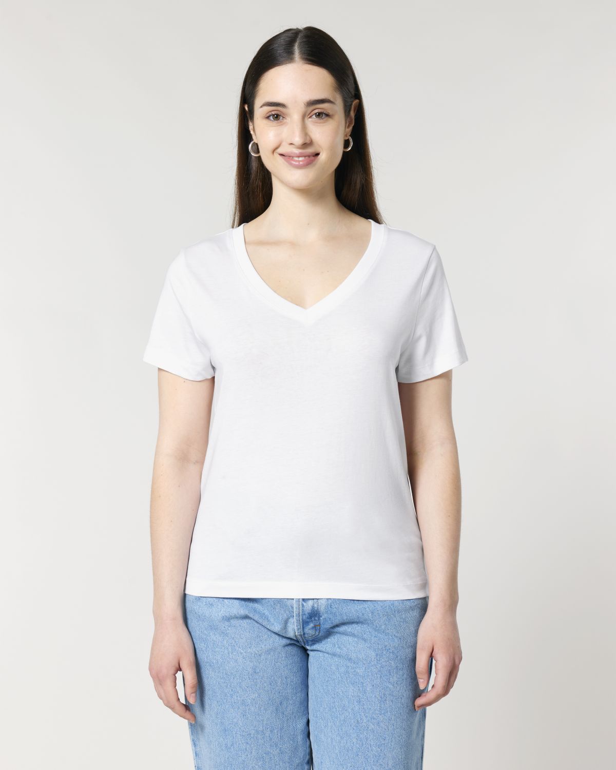 T-shirt da donna con scollo a v - Stella Isla