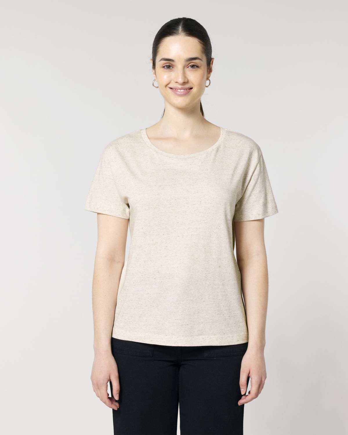 T-shirt da donna con scollo ampio - Stella Serena