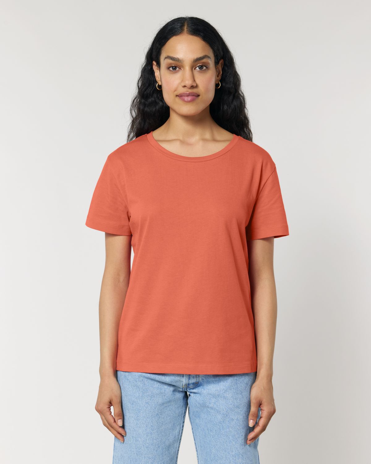 T-shirt da donna con scollo ampio - Stella Serena