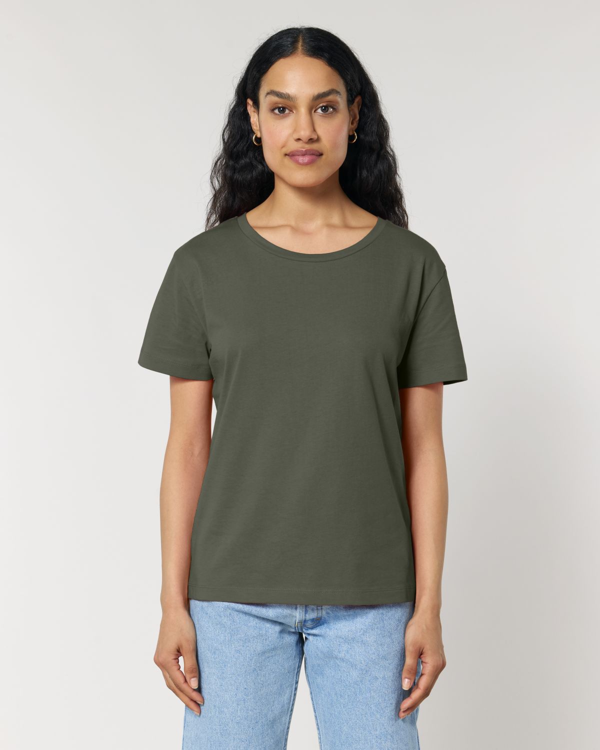 T-shirt da donna con scollo ampio - Stella Serena