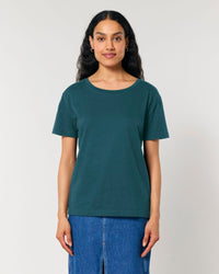 T-shirt da donna con scollo ampio - Stella Serena