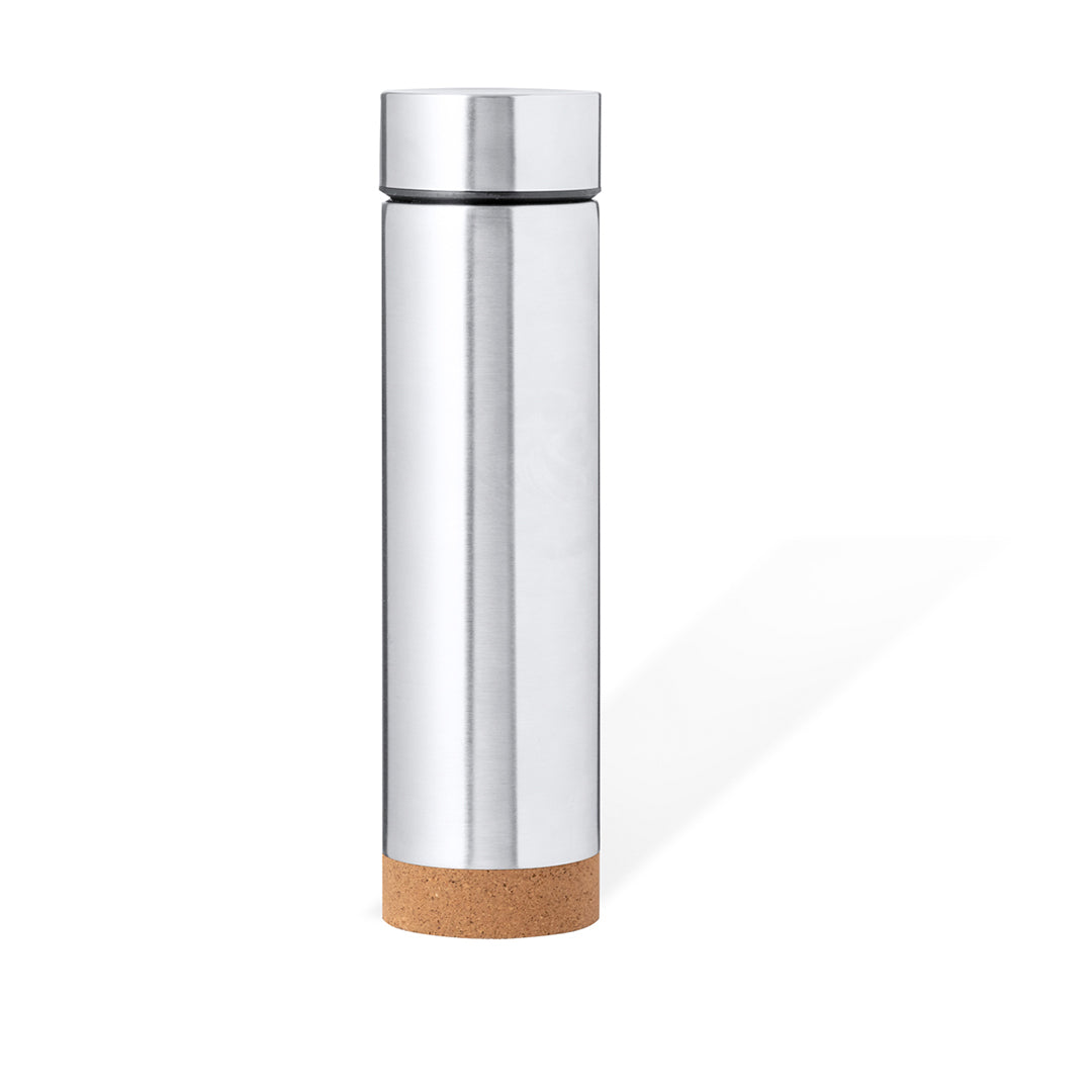 Termos in acciaio inox argento da personalizzare 