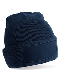 Berretto in poliestere riciclato con patch