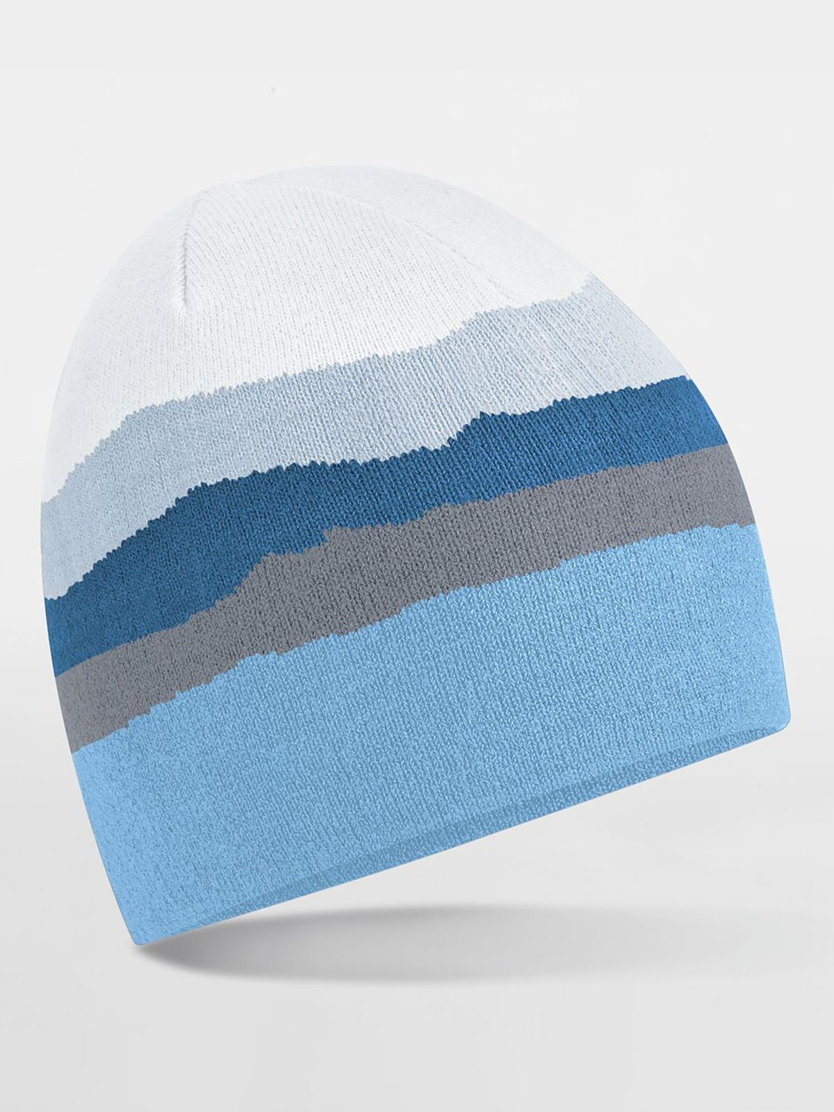 Berretto con design paesaggio montano