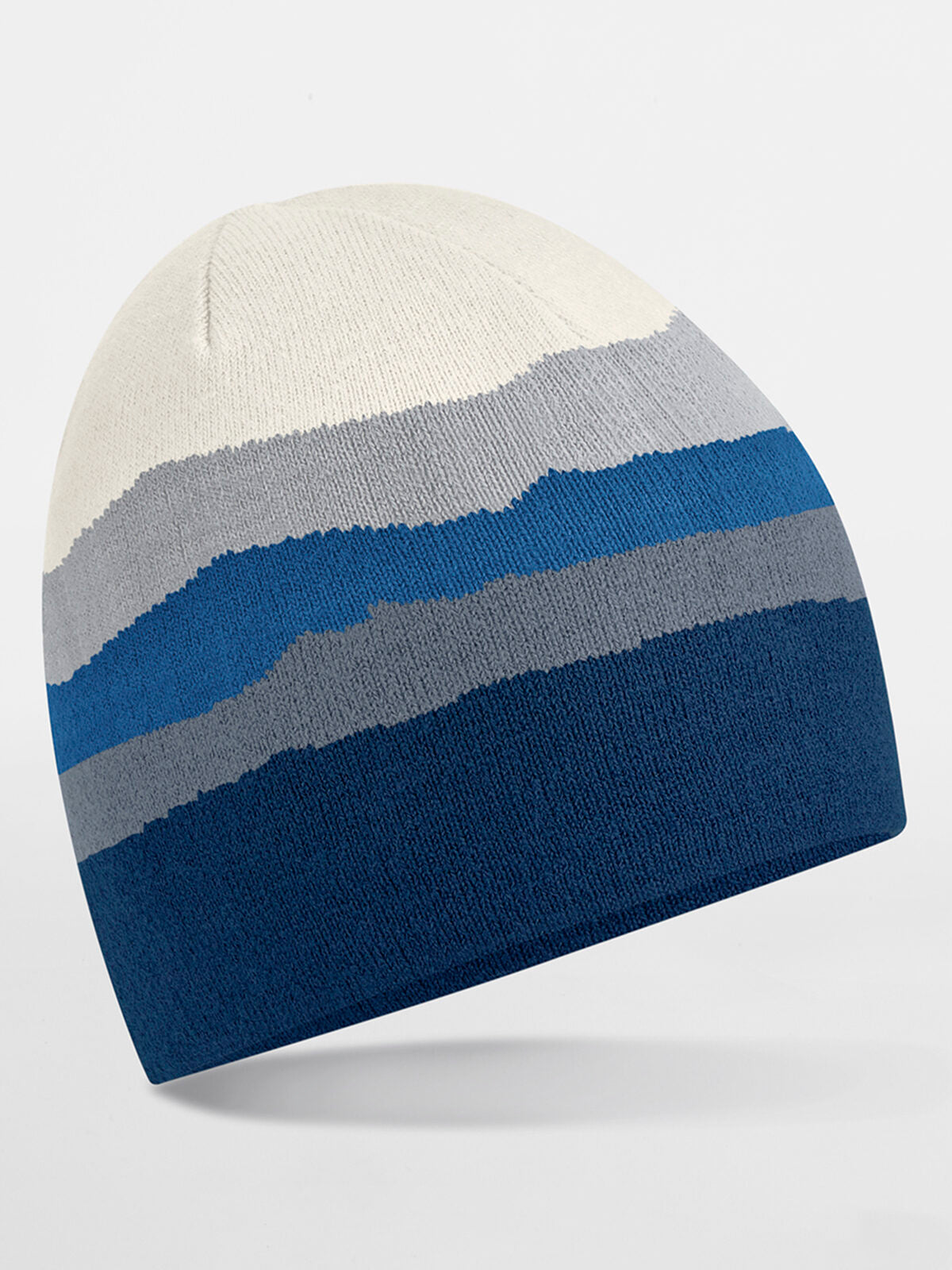 Berretto con design paesaggio montano