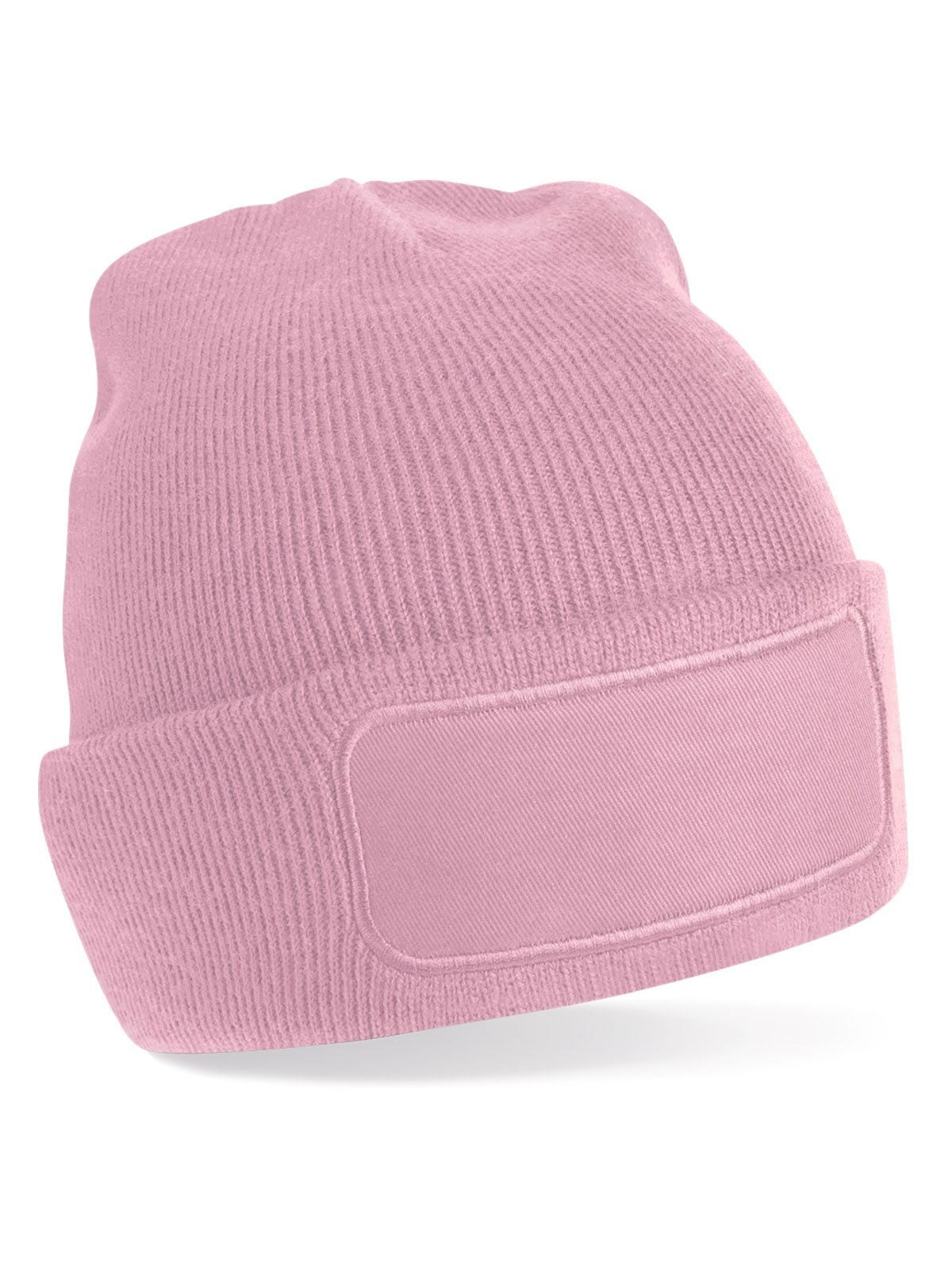 Berretto in maglia a doppio strato con patch