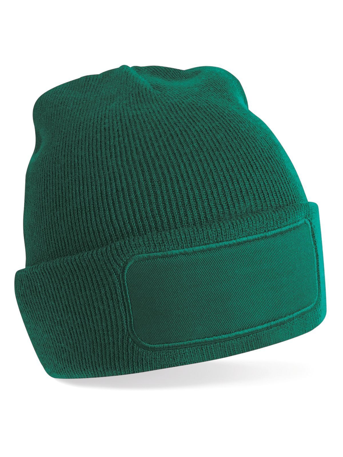 Berretto in maglia a doppio strato con patch
